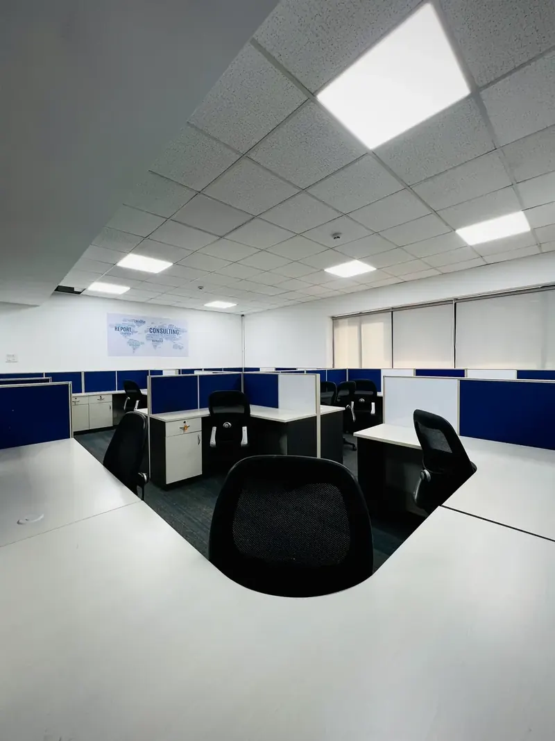 Open consulting workspace at Dimension training centre